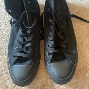 Black Monochrome Converse High Tops
